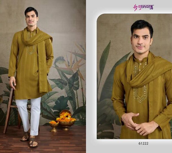 Real Mirror Work Kurta Pyjama 1