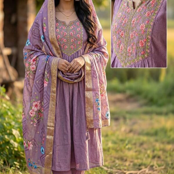 Embroidered Silk Readymades 4