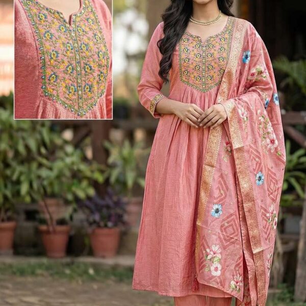 Embroidered Silk Readymades 3