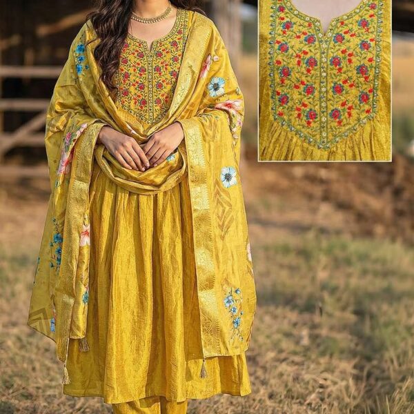 Embroidered Silk Readymades 2