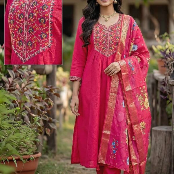 Embroidered Silk Readymades 1